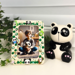 Hotový DIY fotorámeček s motivem pandy – originální doplněk do pokoje
