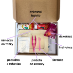 Obsah balení DIY sady na fotorámeček – vše potřebné pro kreativní tvoření!