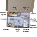 Obsah balení DIY sady na kryt na mobil – vše, co potřebuješ pro kreativní tvoření
