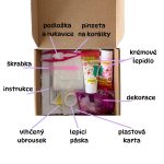 Obsah balení diy sady na dekoraci krytu – vše potřebné pro tvoření