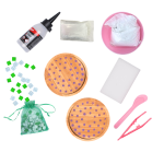 Kompletní obsah balení mozaikové DIY sady na podtácky